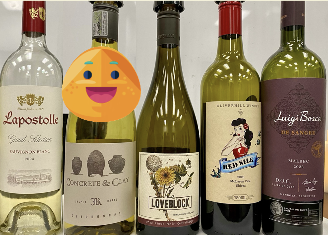 photo of wines from "French-Style Romantic Wines" class