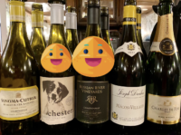 Photo of the wines from "The World of Chardonnay" class